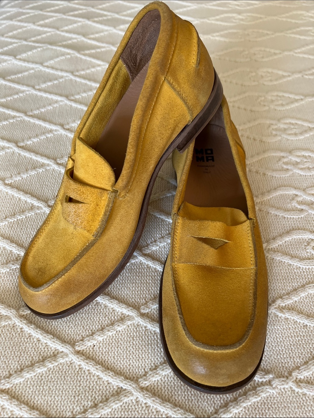 Moma Penny Loafers in Mustard size 6 NEW